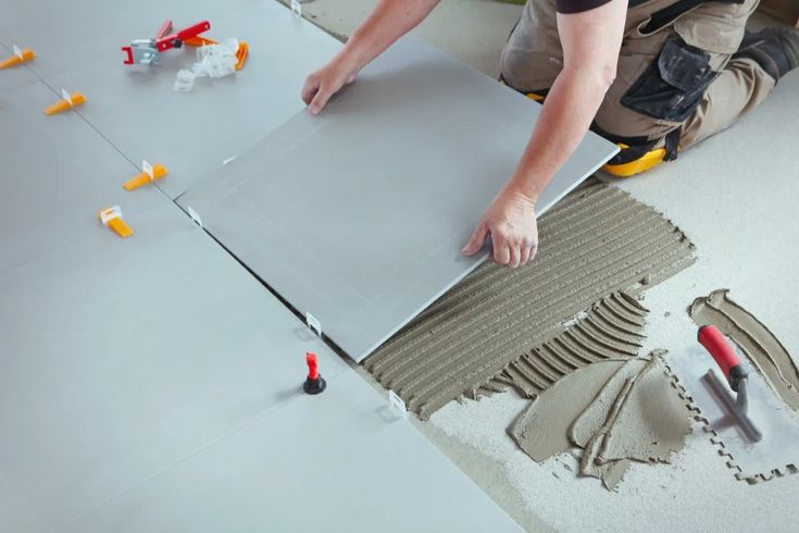 Expert tiling by Abhi Builders